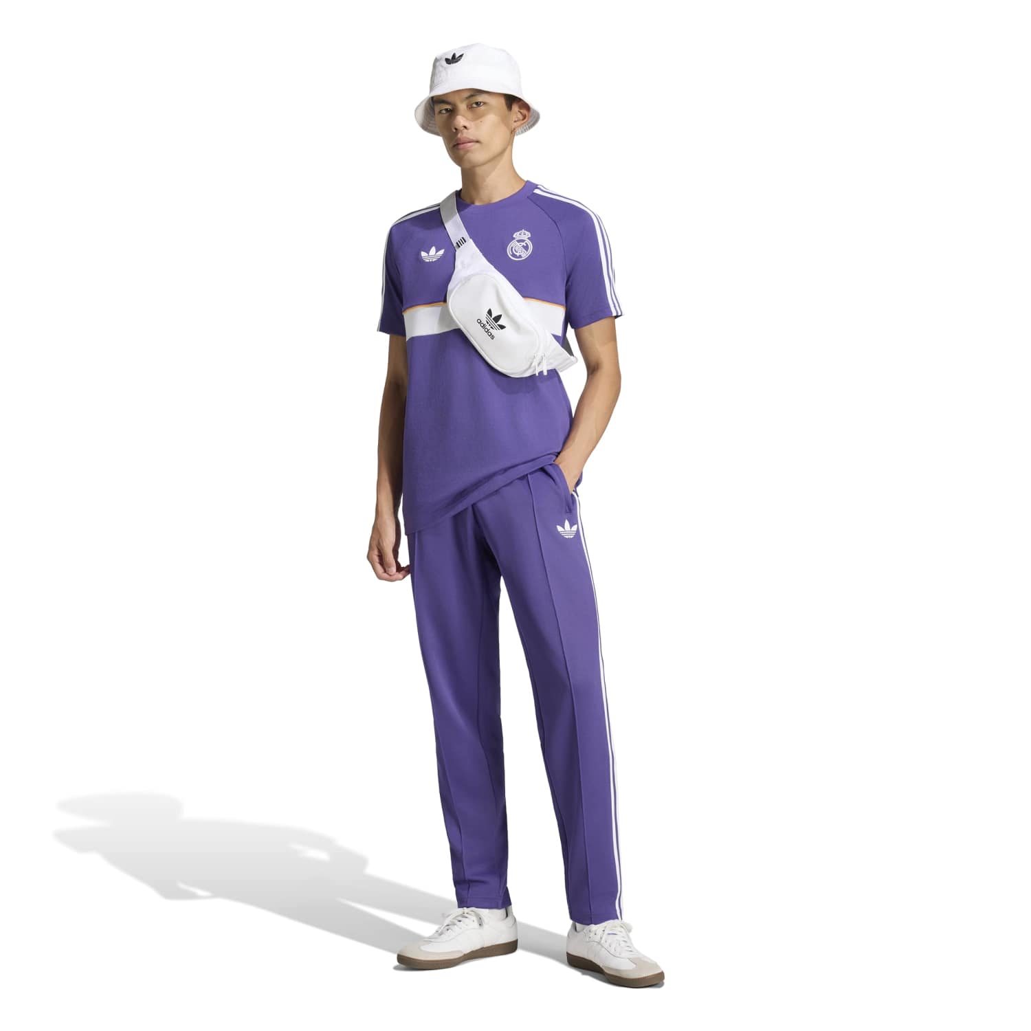 Mens adidas OG Icons Track Pant 26/27 Purple – Official Real