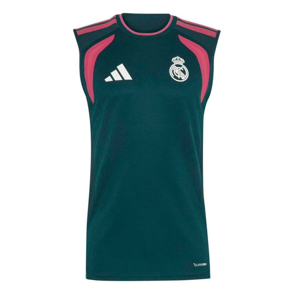 Mens adidas Pro Training Sleeveless Shirt 26/27 Green