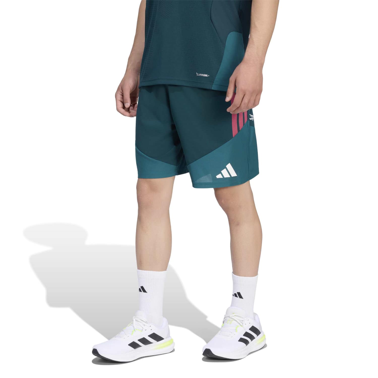 Mens adidas Pro Training DT Shorts 26/27 Green