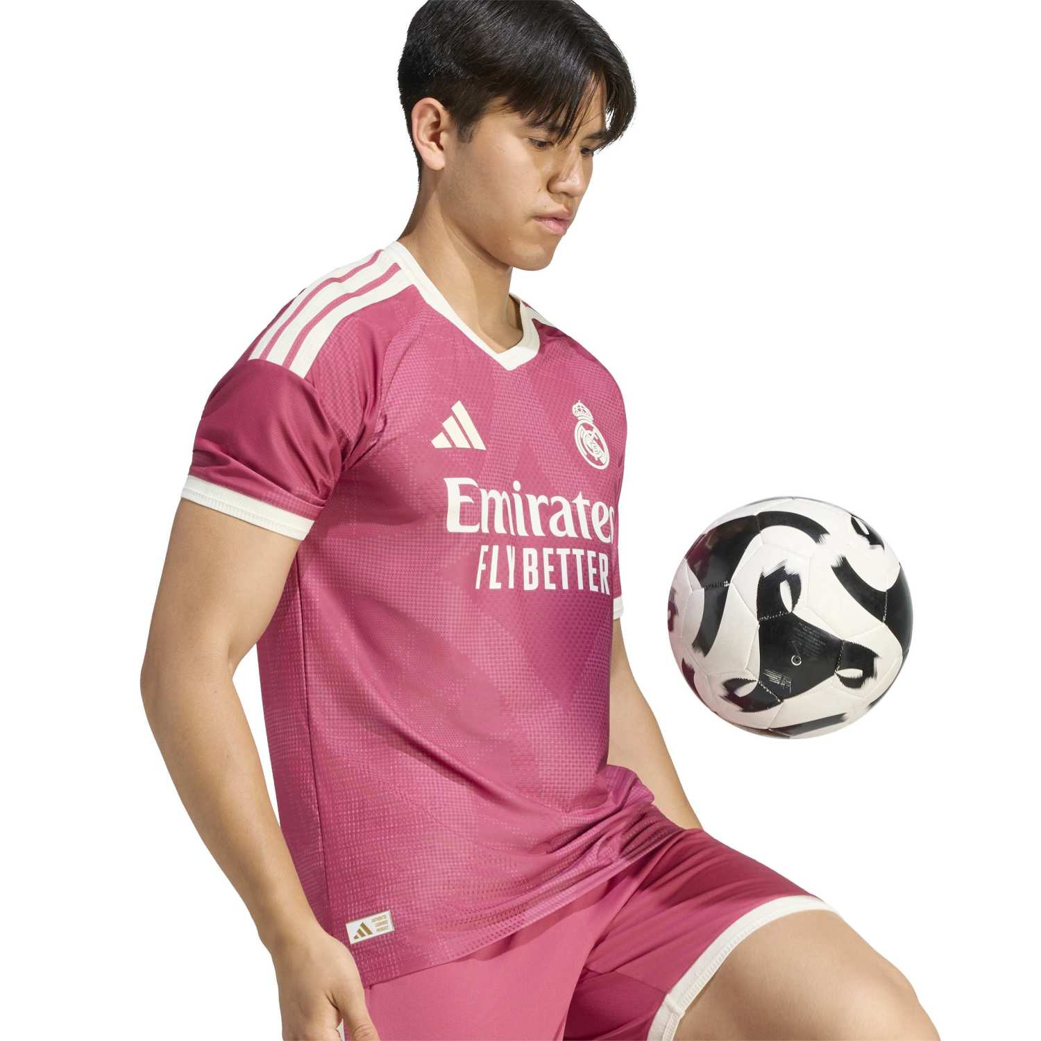 Camiseta Authentic Hombre Tercera Equipación Rosa 26/27
