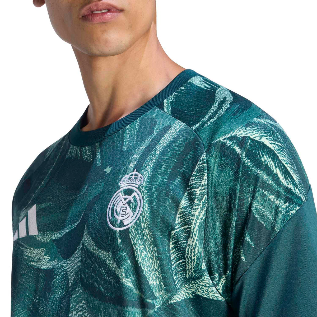 Mens adidas x FARM Rio Warm Up Shirt 26/27 Green