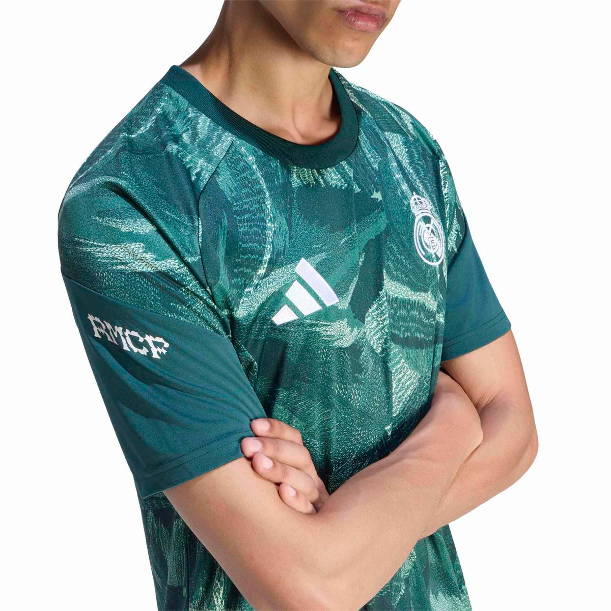 Mens adidas x FARM Rio Warm Up Shirt 26/27 Green