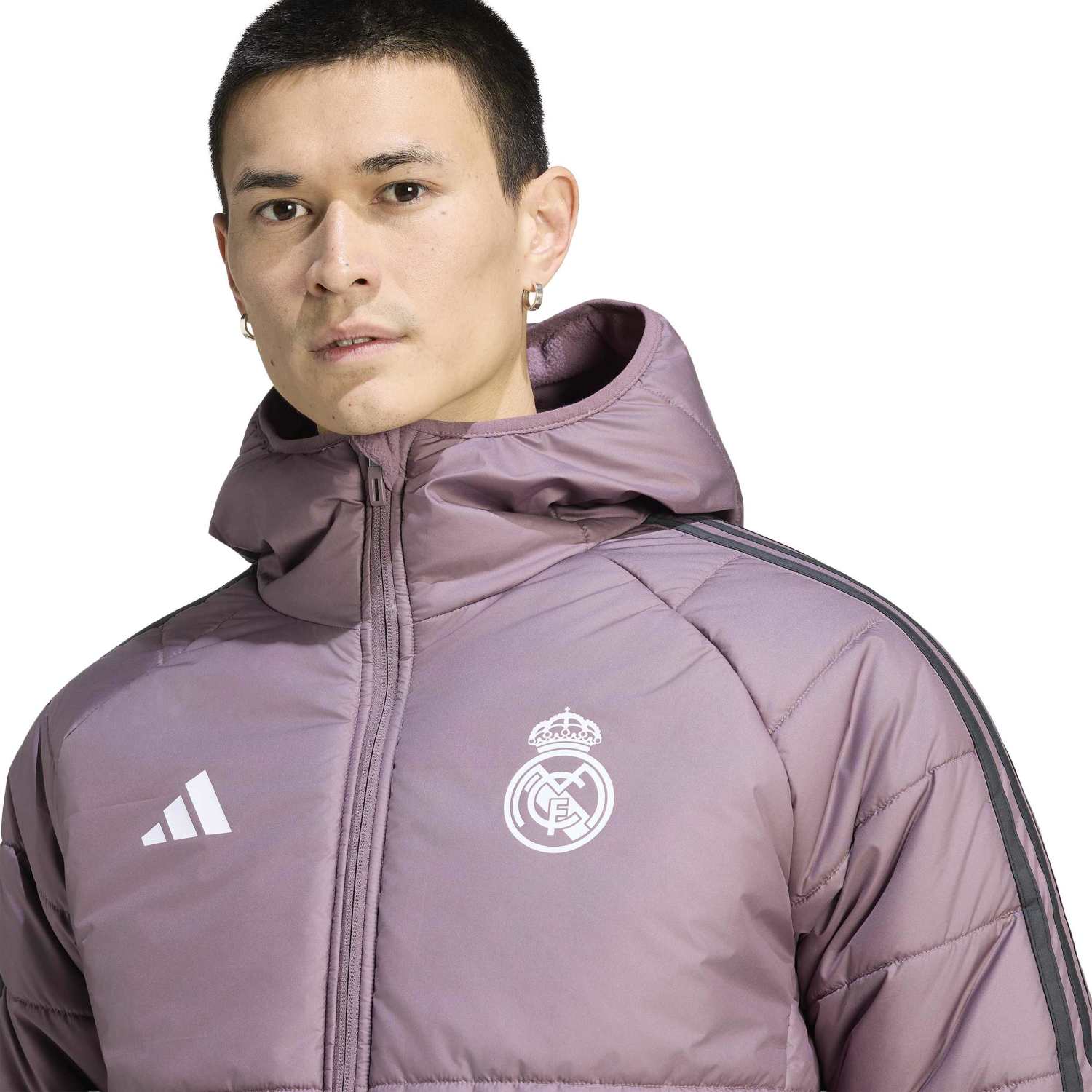 Mens adidas Training Winter Jacket 25/26 Purple – Official Real