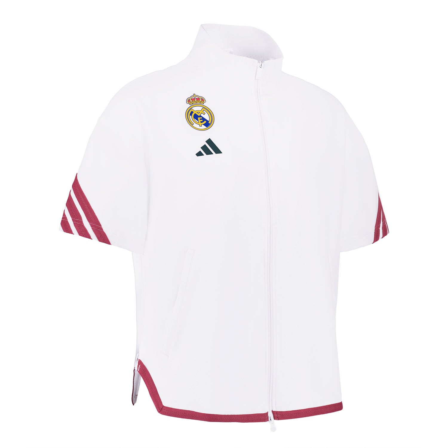 Mens Home Basketball Short Sleeve Jacket 26/27 White