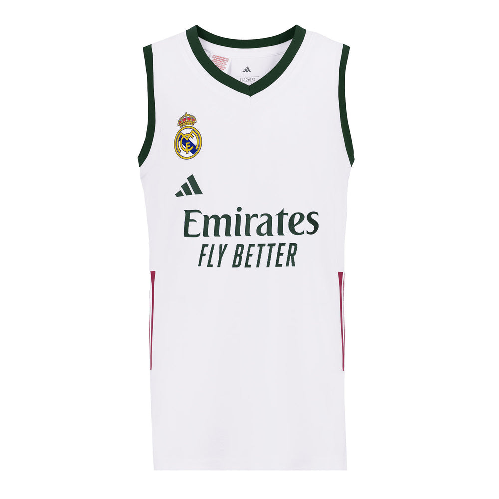 Youth Home Basketball Shirt 26/27 White