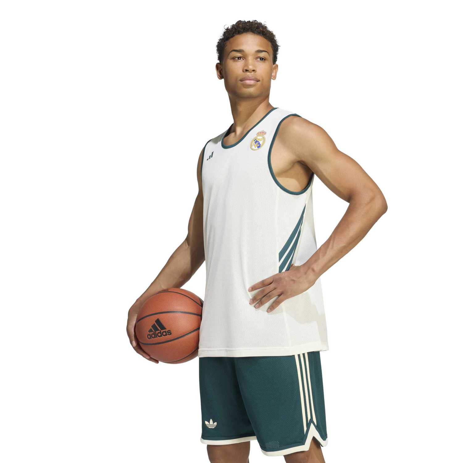 Mens Reversible Basketball Training Jersey 26/27 Green