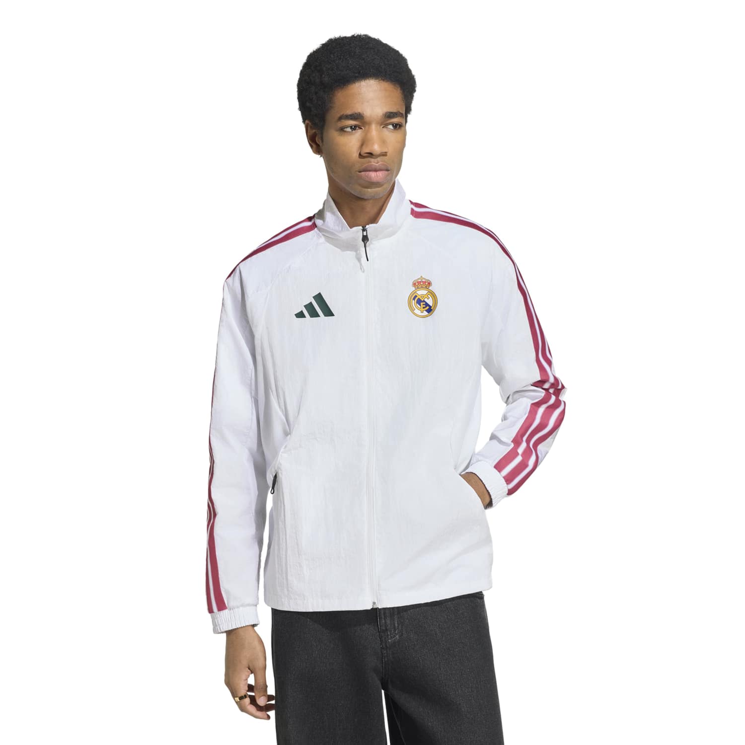 Chaqueta Himno Hombre adidas 26/27 Blanca