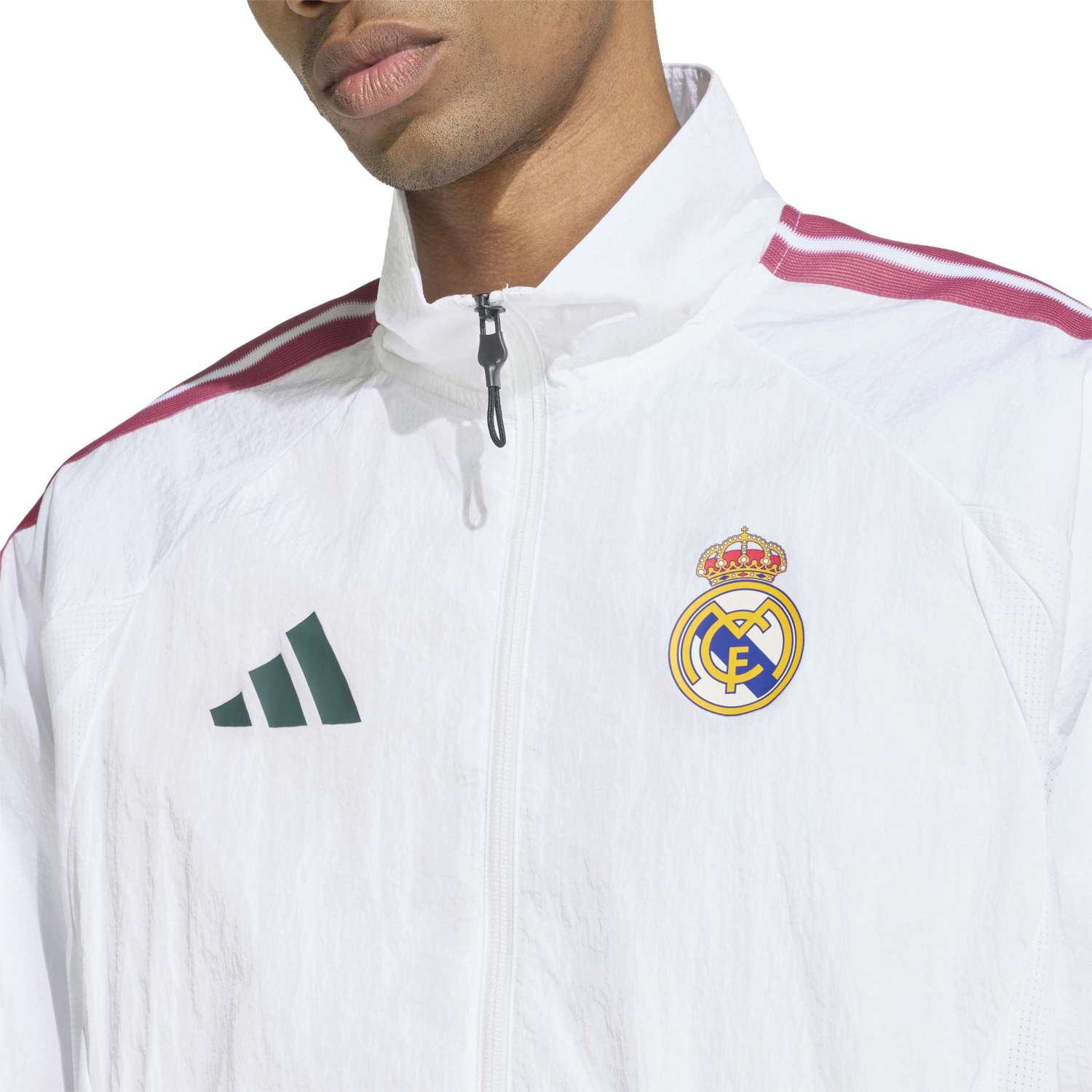 Mens adidas Anthem Jacket 26/27 White – Official Real Madrid Store