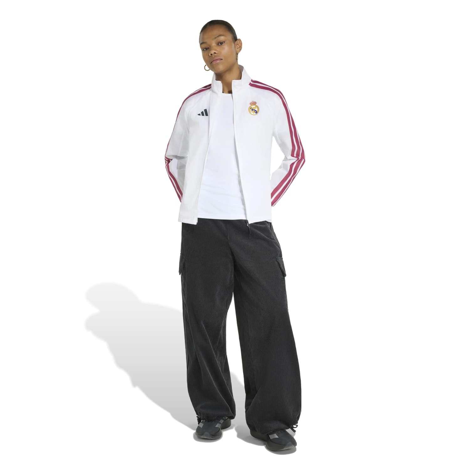 Chaqueta Himno Mujer adidas 26/27 Blanca