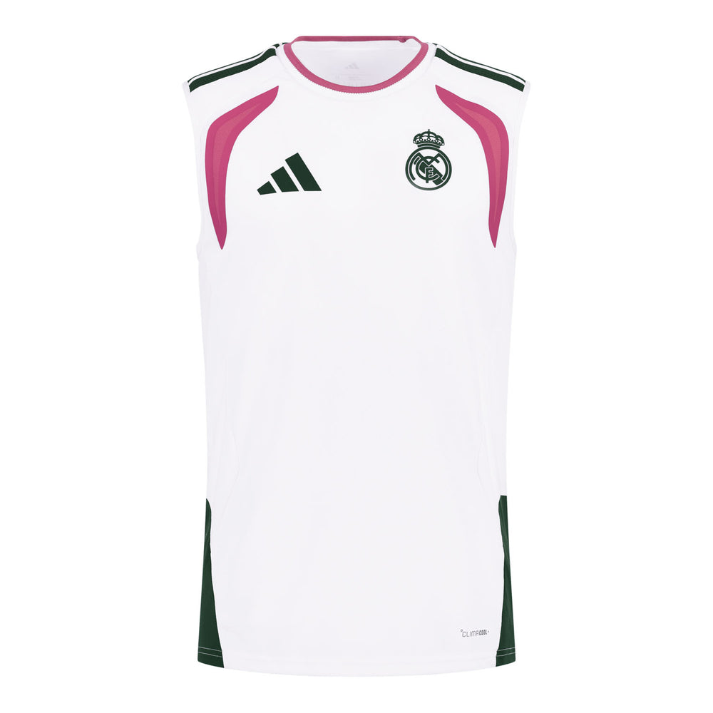 Mens UCL Pro Sleeveless Shirt 26/27 White