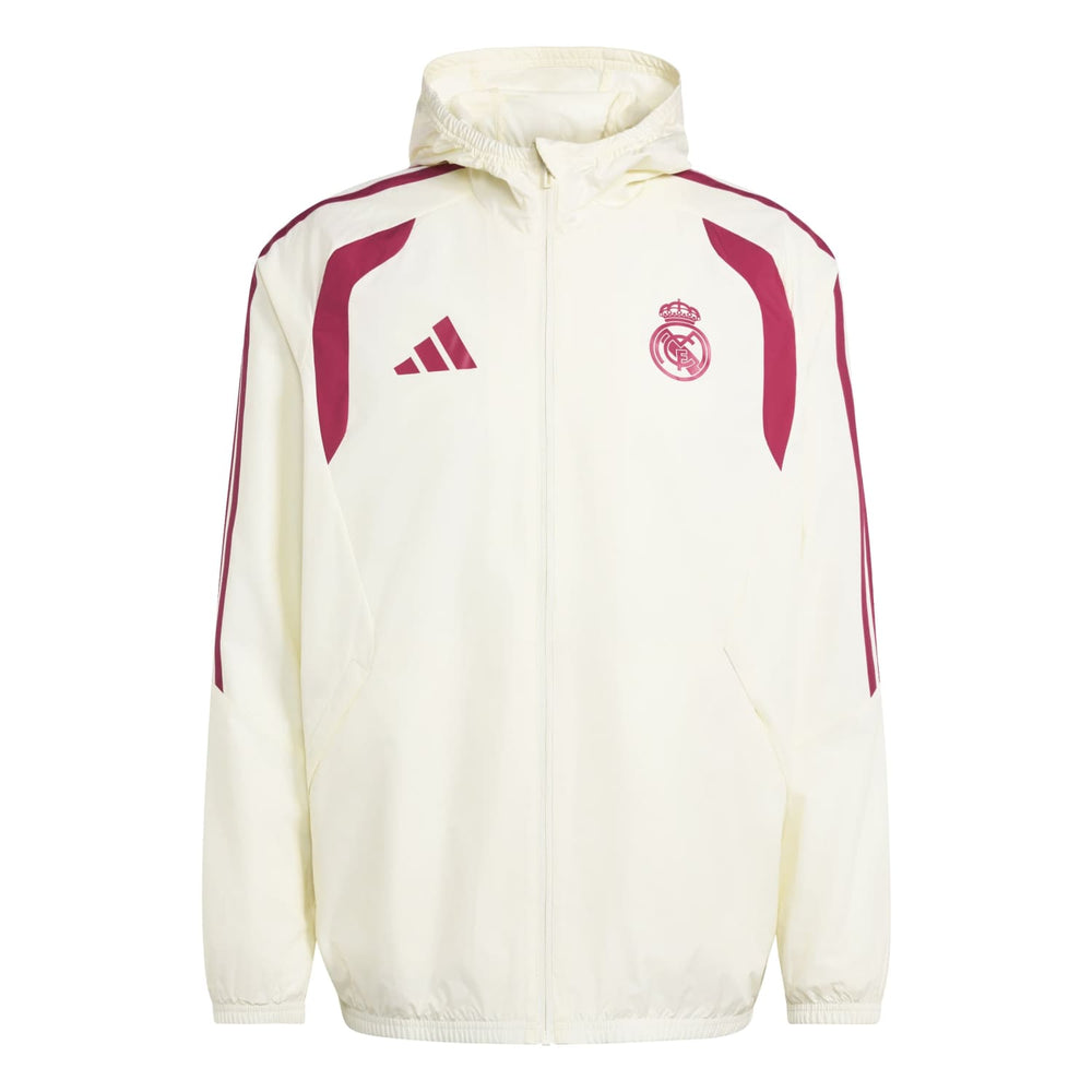 Mens adidas Training All Weather Jacket 26/27 Beige