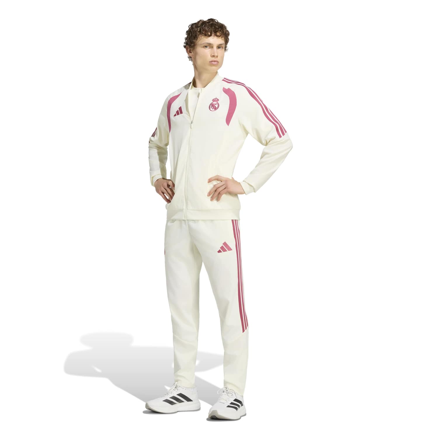 Chaqueta Chándal Hombre adidas Entrenamiento 26/27 Beige