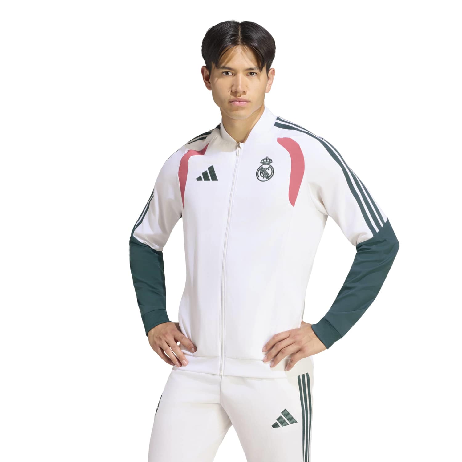 Chaqueta Chándal Hombre adidas Entrenamiento UCL Blanca 26/27