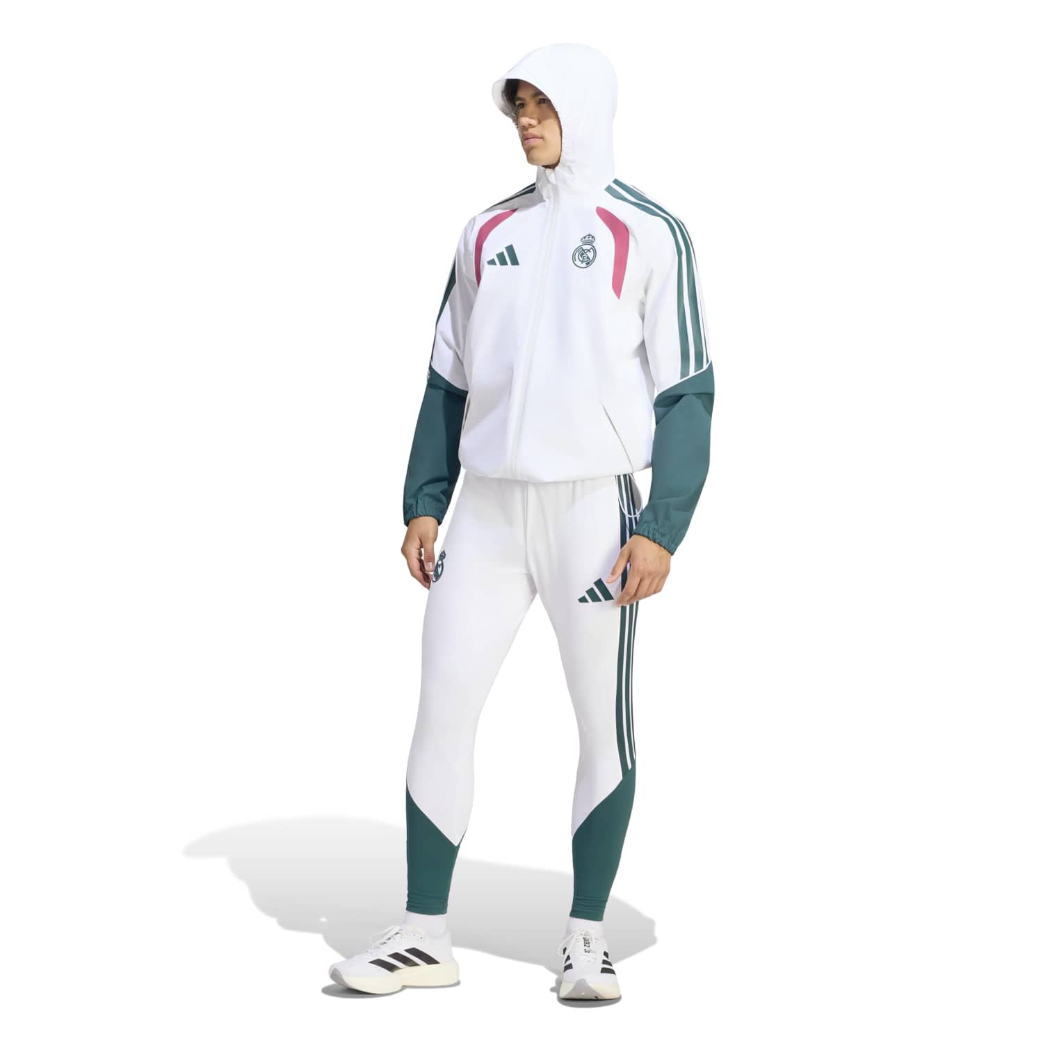 Chaqueta Impermeable Hombre Pro adidas UCL  26/27 Blanca