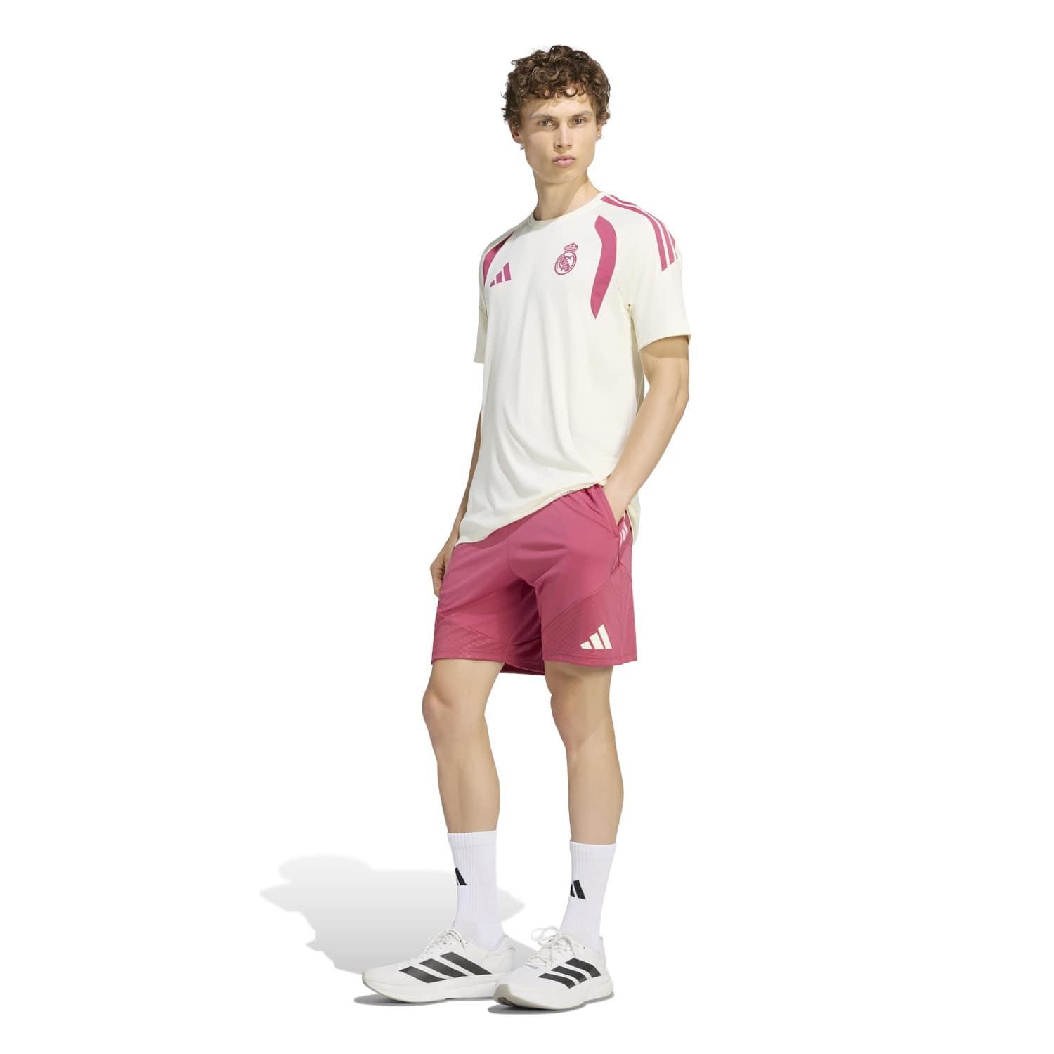 Pantalón Corto Hombre adidas Entrenamiento 26/27 Rosa