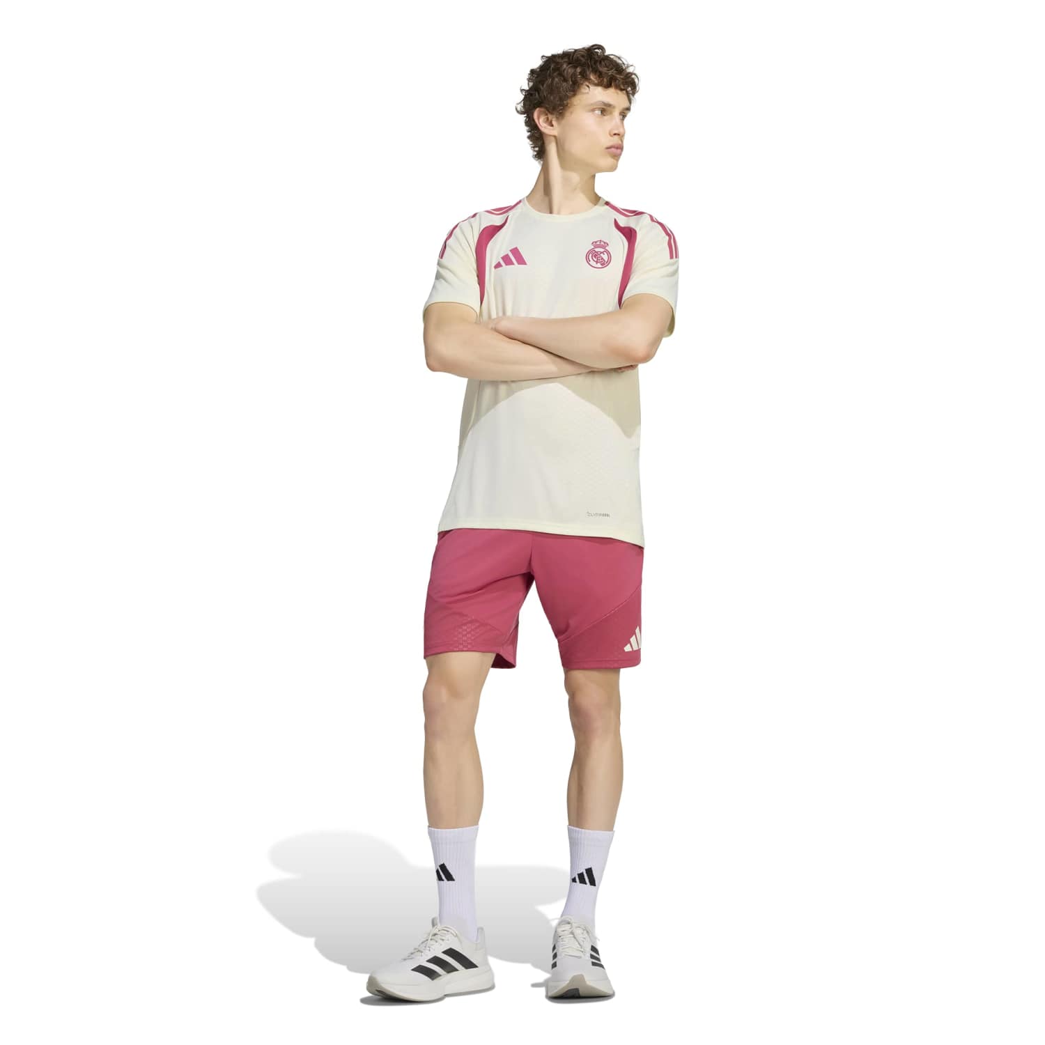 Pantalón Corto Hombre adidas Entrenamiento 26/27 Rosa