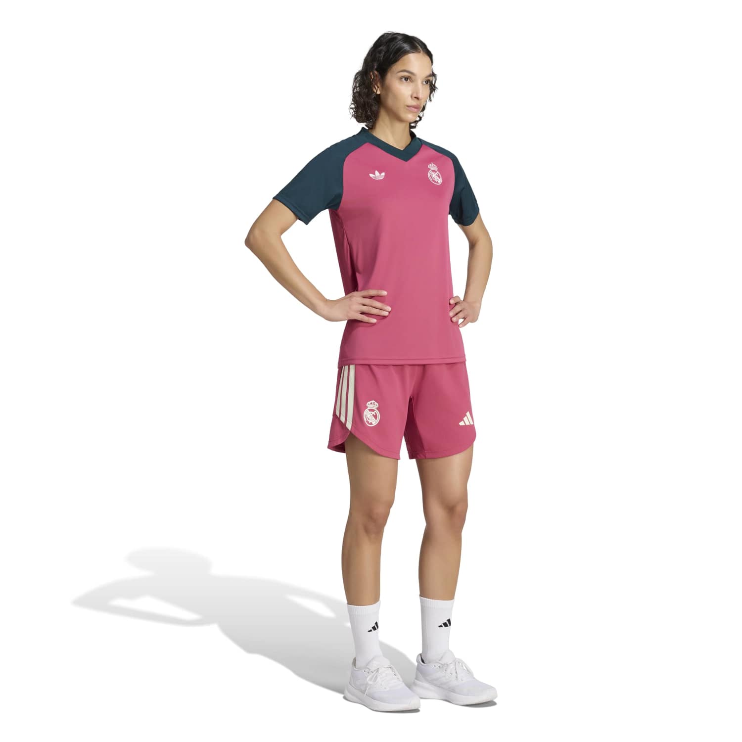 Pantalón Corto Mujer adidas Entrenamiento 26/27 Rosa