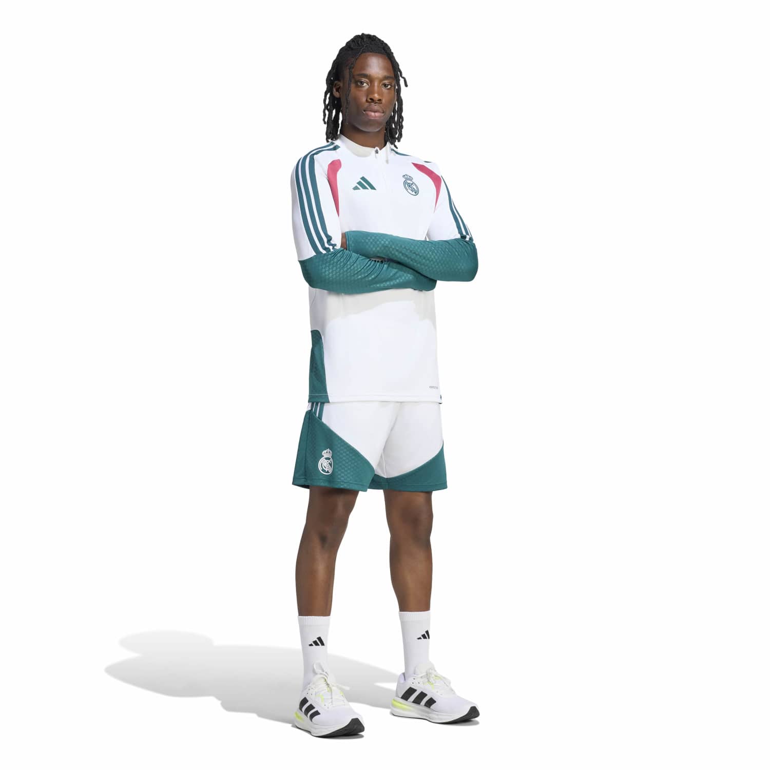 Mens UCL Training Shorts 26/27 White – Official Real Madrid Store