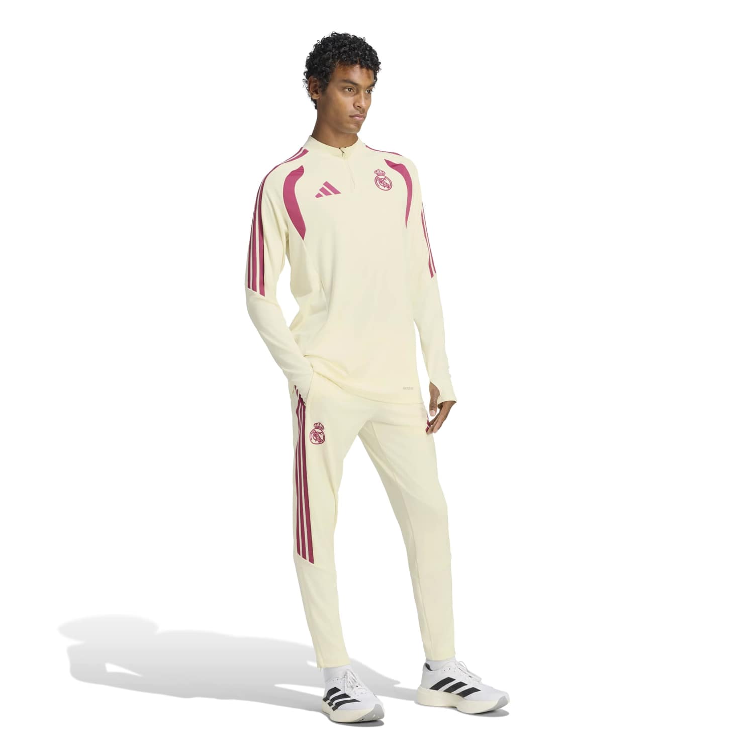 Pantalon d'Entraînement Homme adidas 26/27 Beige