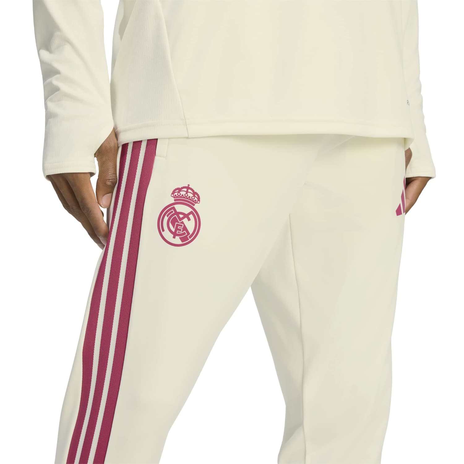 Pantalon d'Entraînement Homme adidas 26/27 Beige