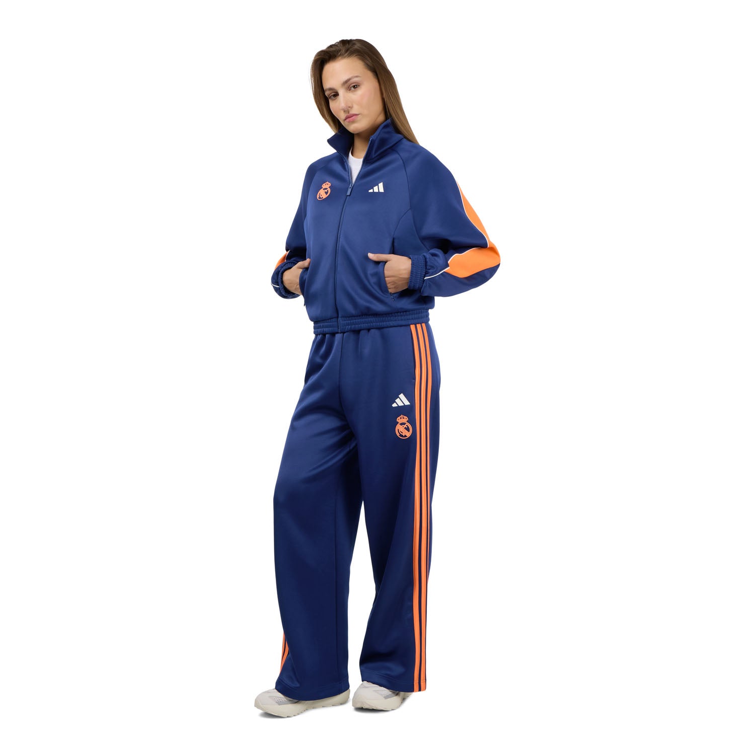 Chaqueta Chándal Mujer adidas Stadium Azul Marino