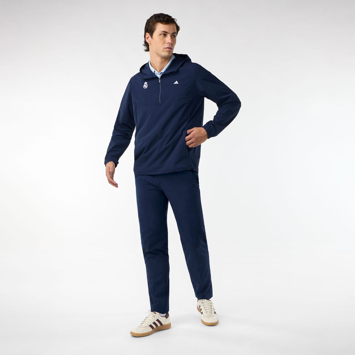 Mens adidas Golf Ultimate365+ Clima365 Course Control Windbreak Navy