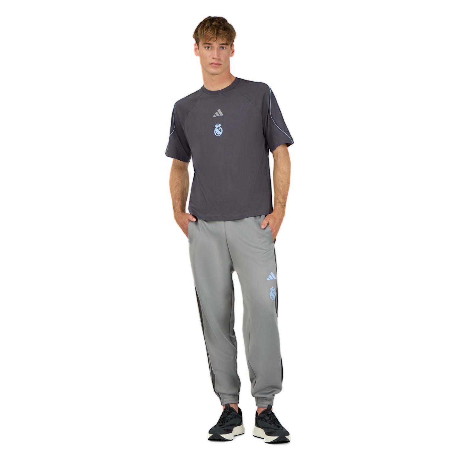 Mens adidas Stadium T-Shirt Grey