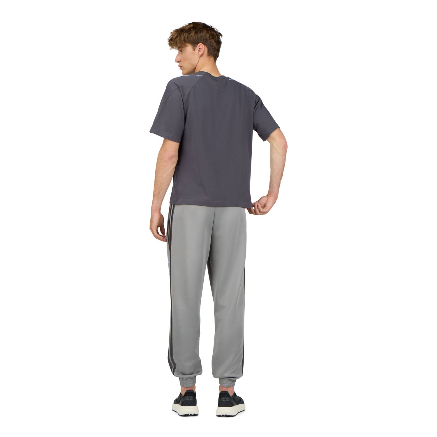Mens adidas Stadium T-Shirt Grey