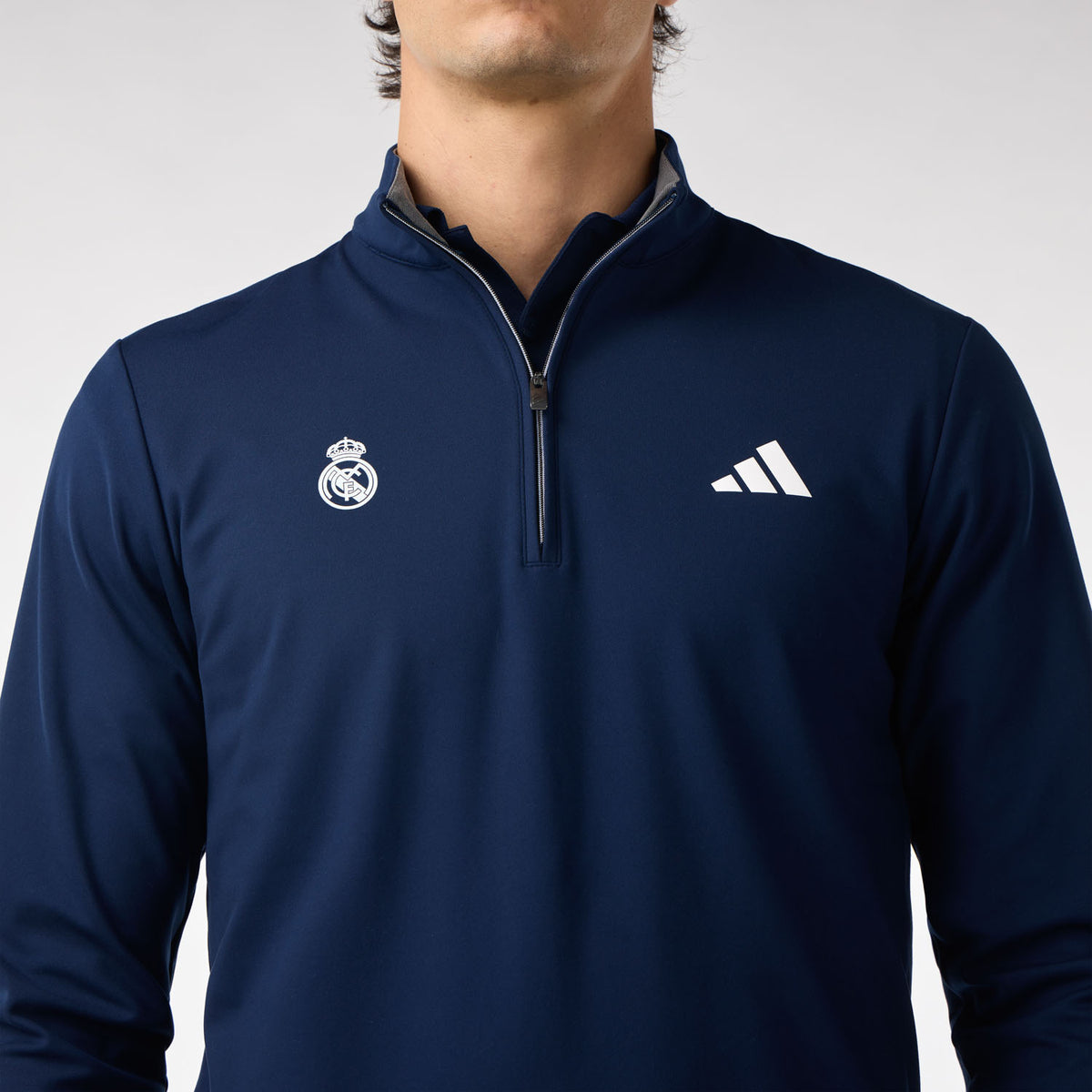 Sudadera Media Cremallera Hombre adidas Golf Ultimate365 Azul Marino