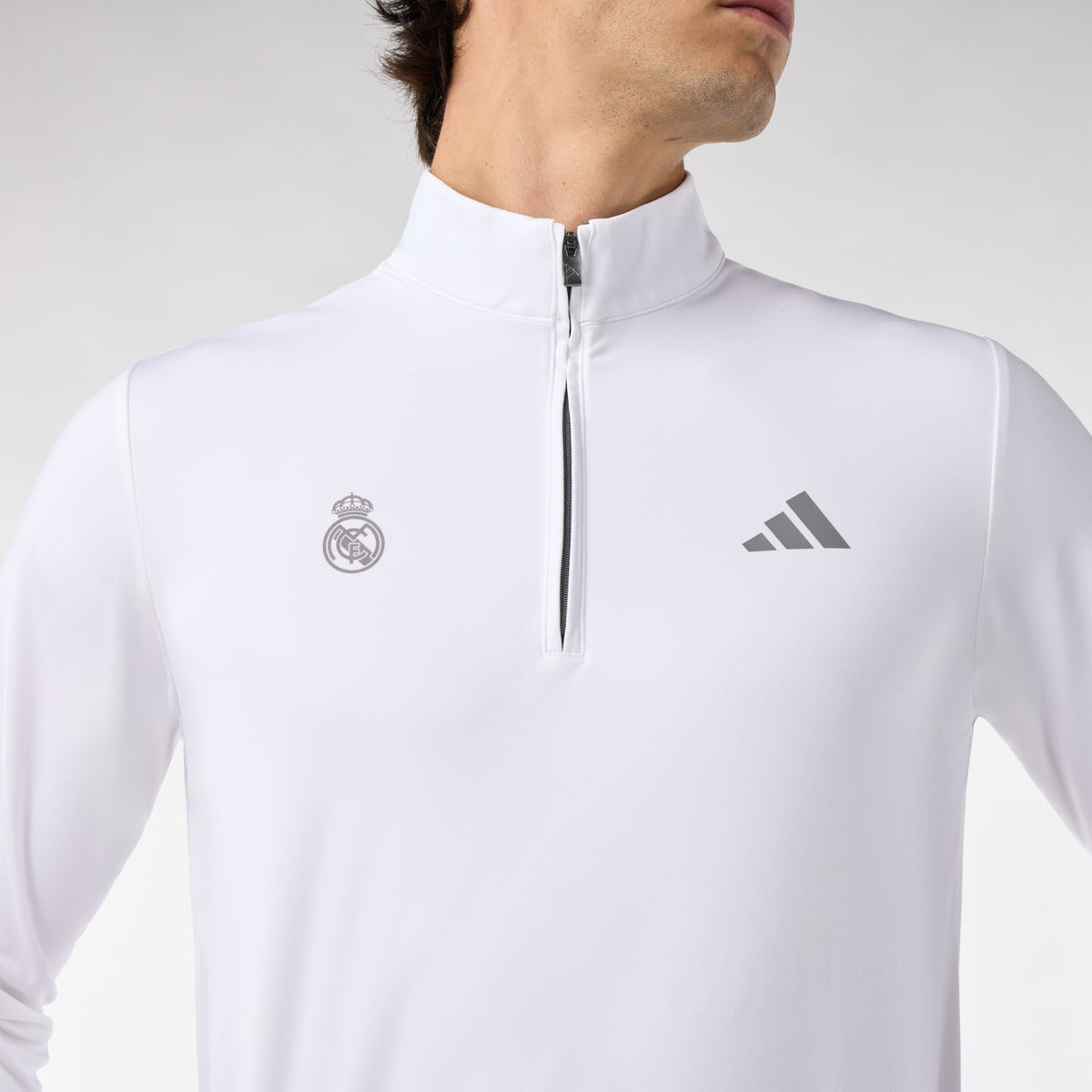 Sweat Quarter Zip Hommes adidas Golf Ultimate365 Blanc