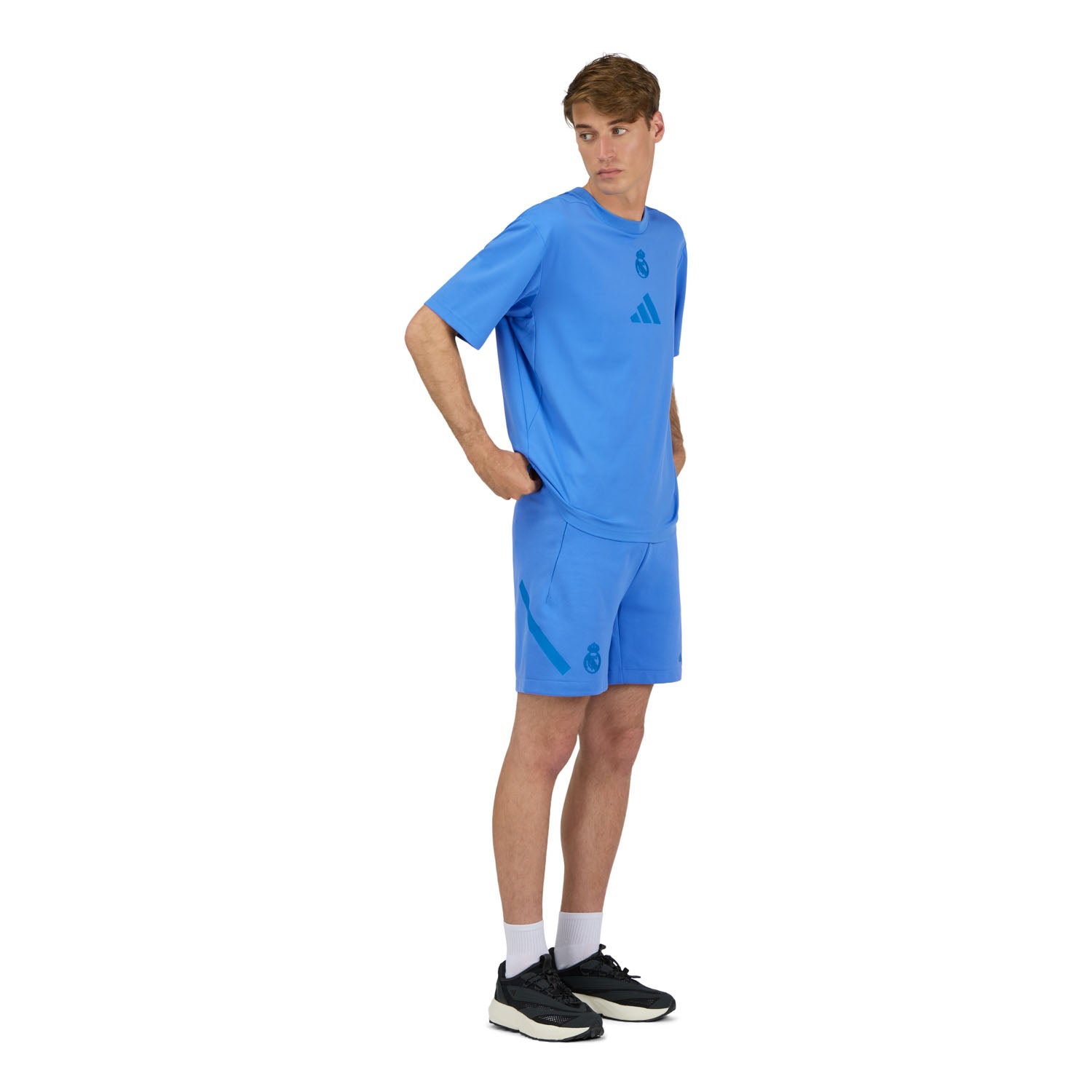 Mens adidas Real Urban Z.N.E. T-shirt Blue