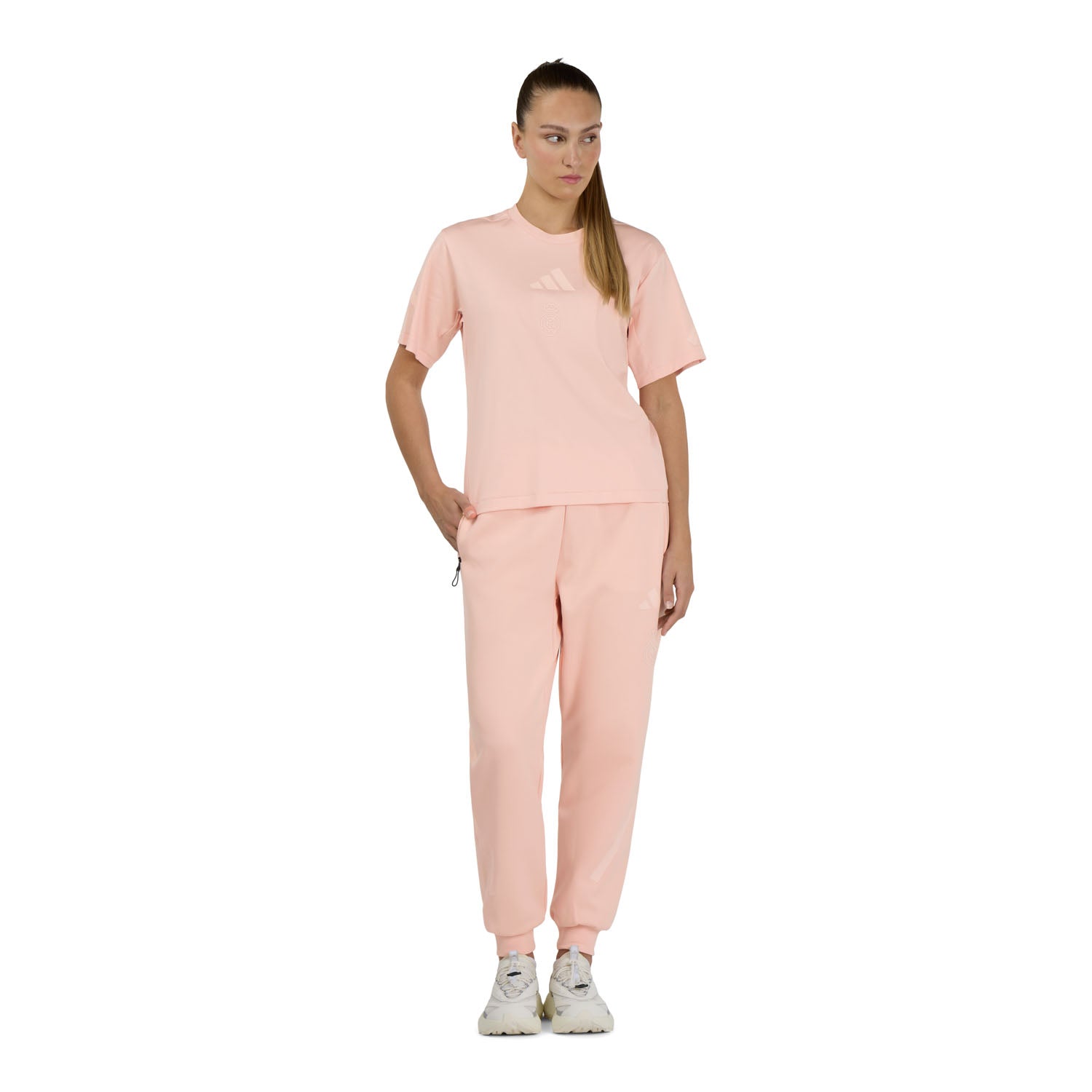 T-shirt Mulher adidas Real Urban Z.N.E. Rosa Claro