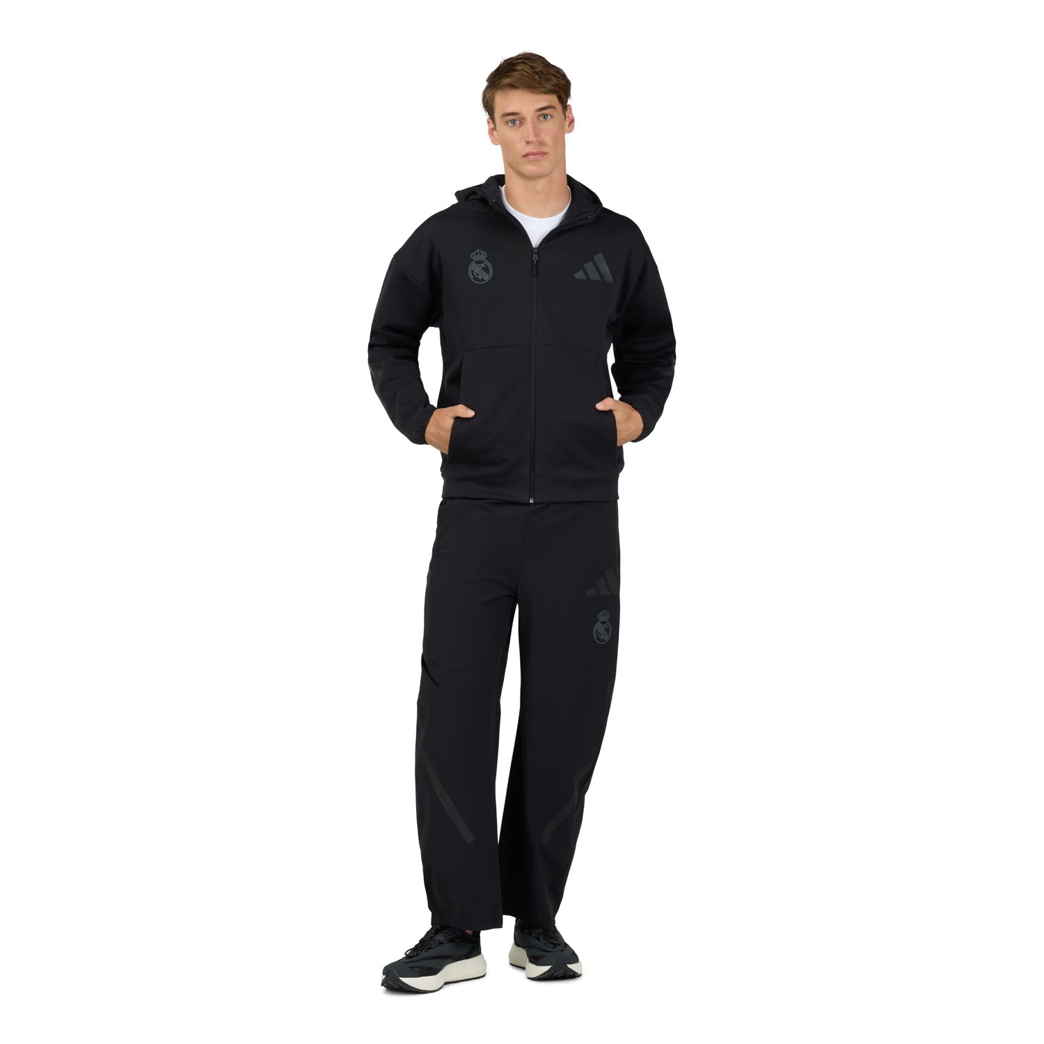 Casaco Woven Homem adidas Real Urban Z.N.E. Preto
