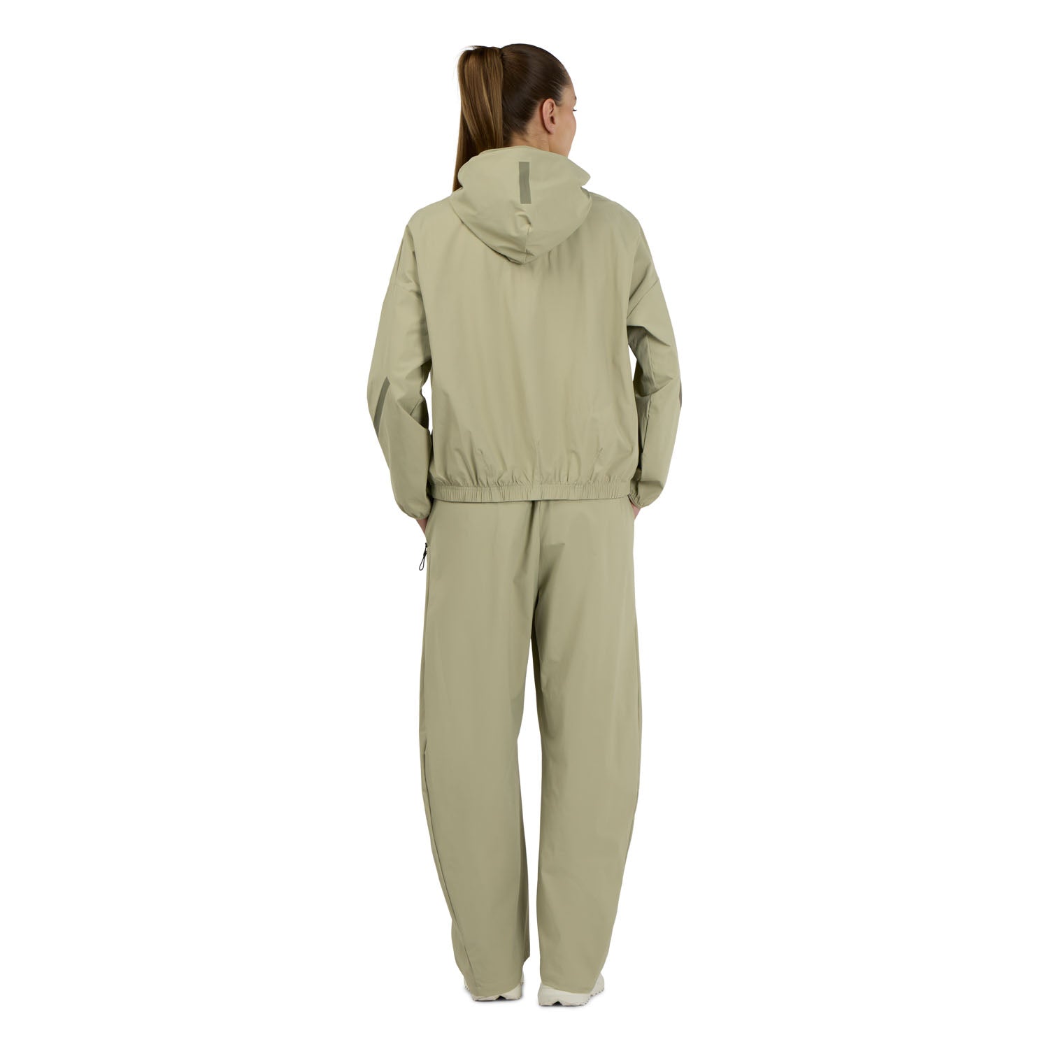 Womens adidas Real Urban Z.N.E. Woven Track Top Olive – Official
