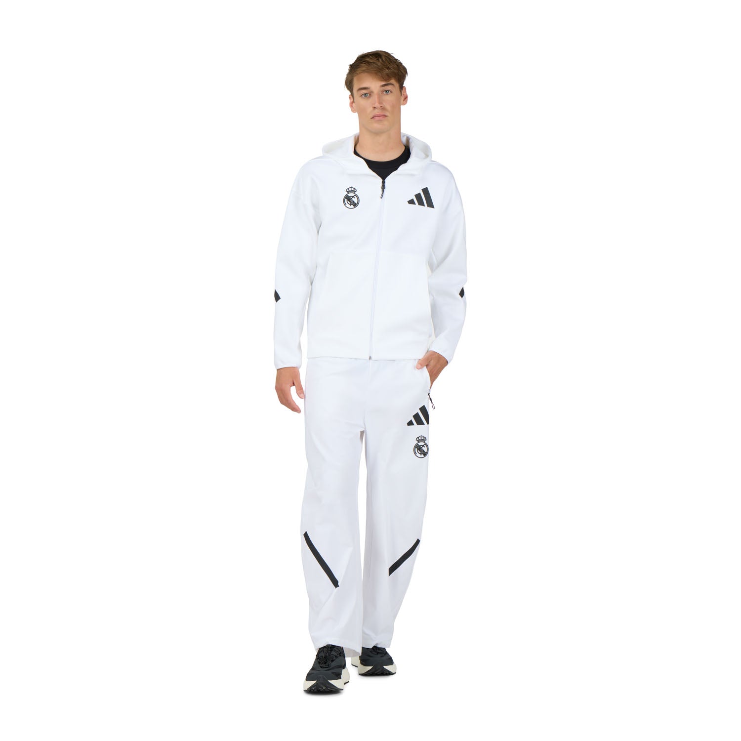 Mens adidas Real Urban Z.N.E. Woven Track Top White – Official