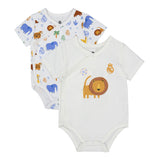 2 Set Baby Bodysuit Jungle Friends White Real Madrid