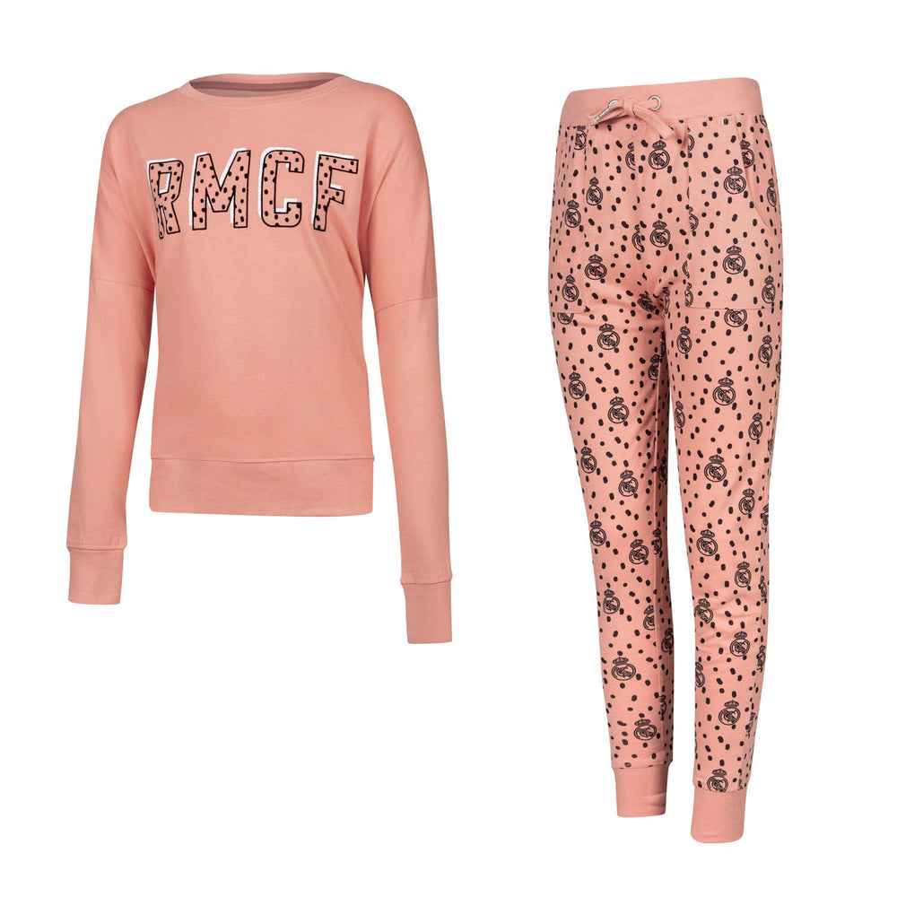 Kids Crest Print Pyjama Pink