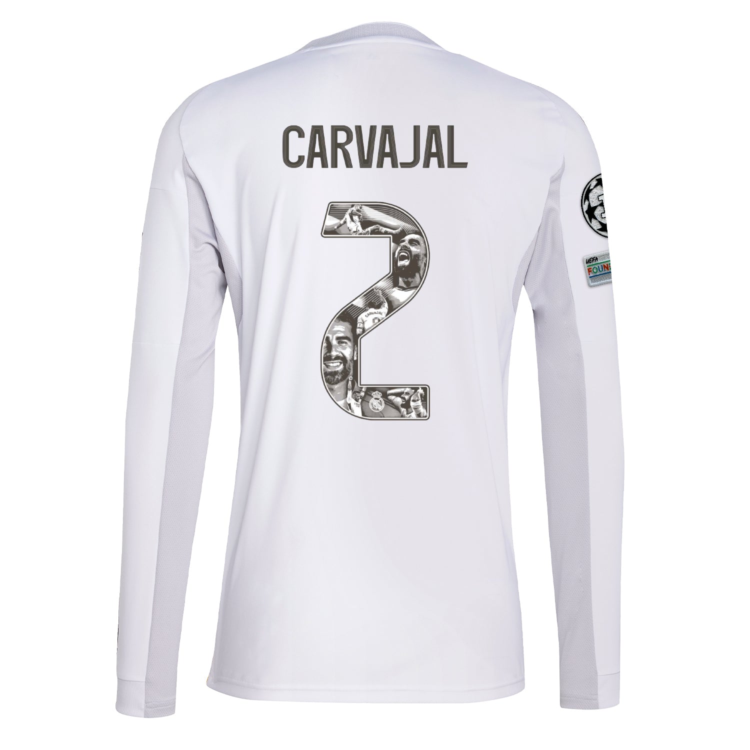Maillot Homme Manches Longues Carvajal Édition Spéciale Domicile Blanc 25/26