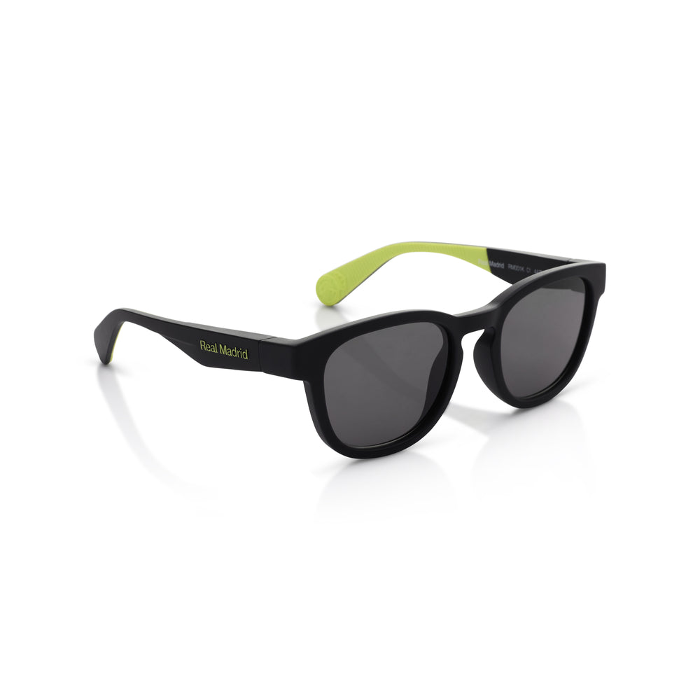 Kids Round Real Madrid Sunglasses Black