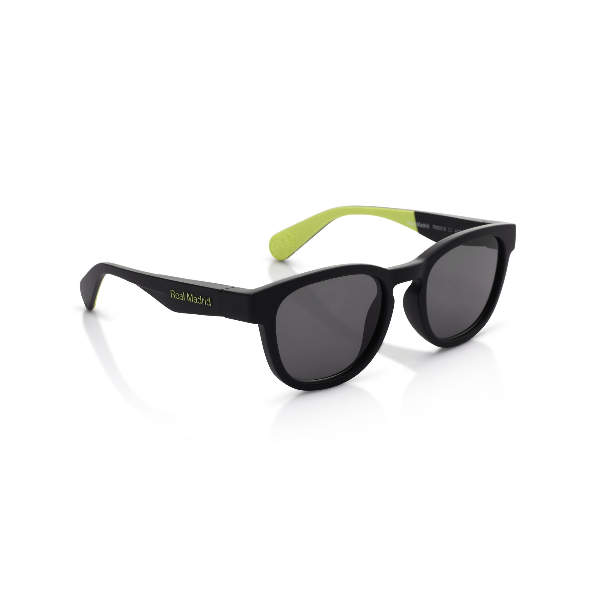 Kids Round Real Madrid Sunglasses Black