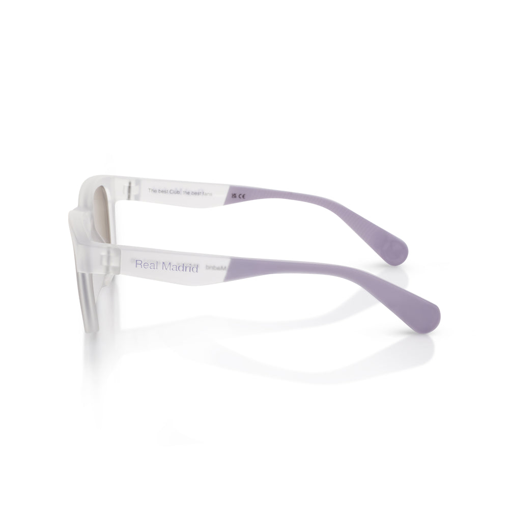 Kids Round Real Madrid Sunglasses White