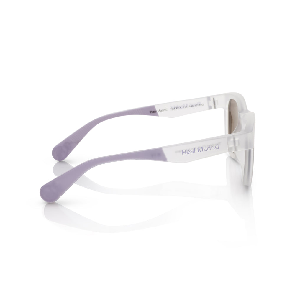 Kids Round Real Madrid Sunglasses White