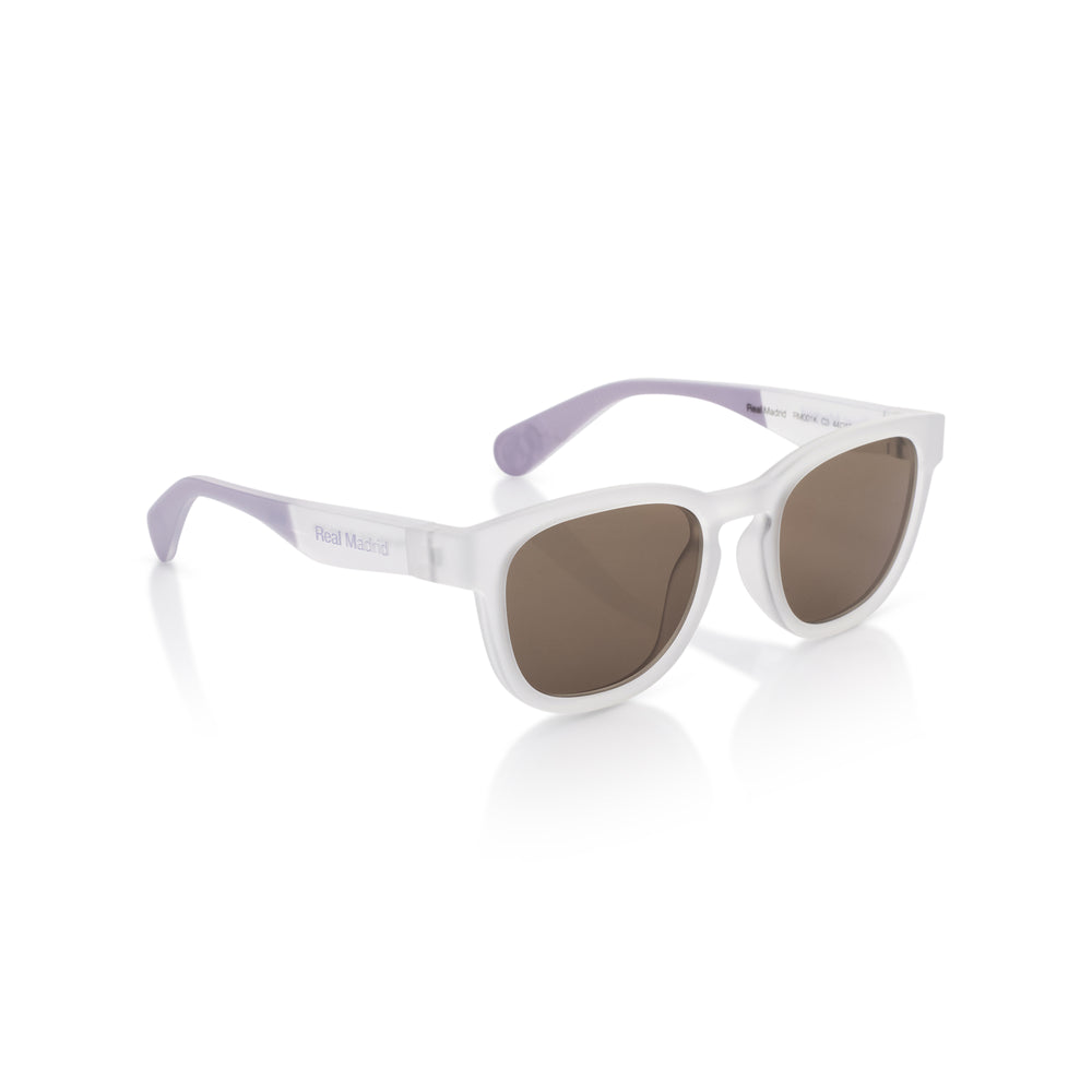 Kids Round Real Madrid Sunglasses White
