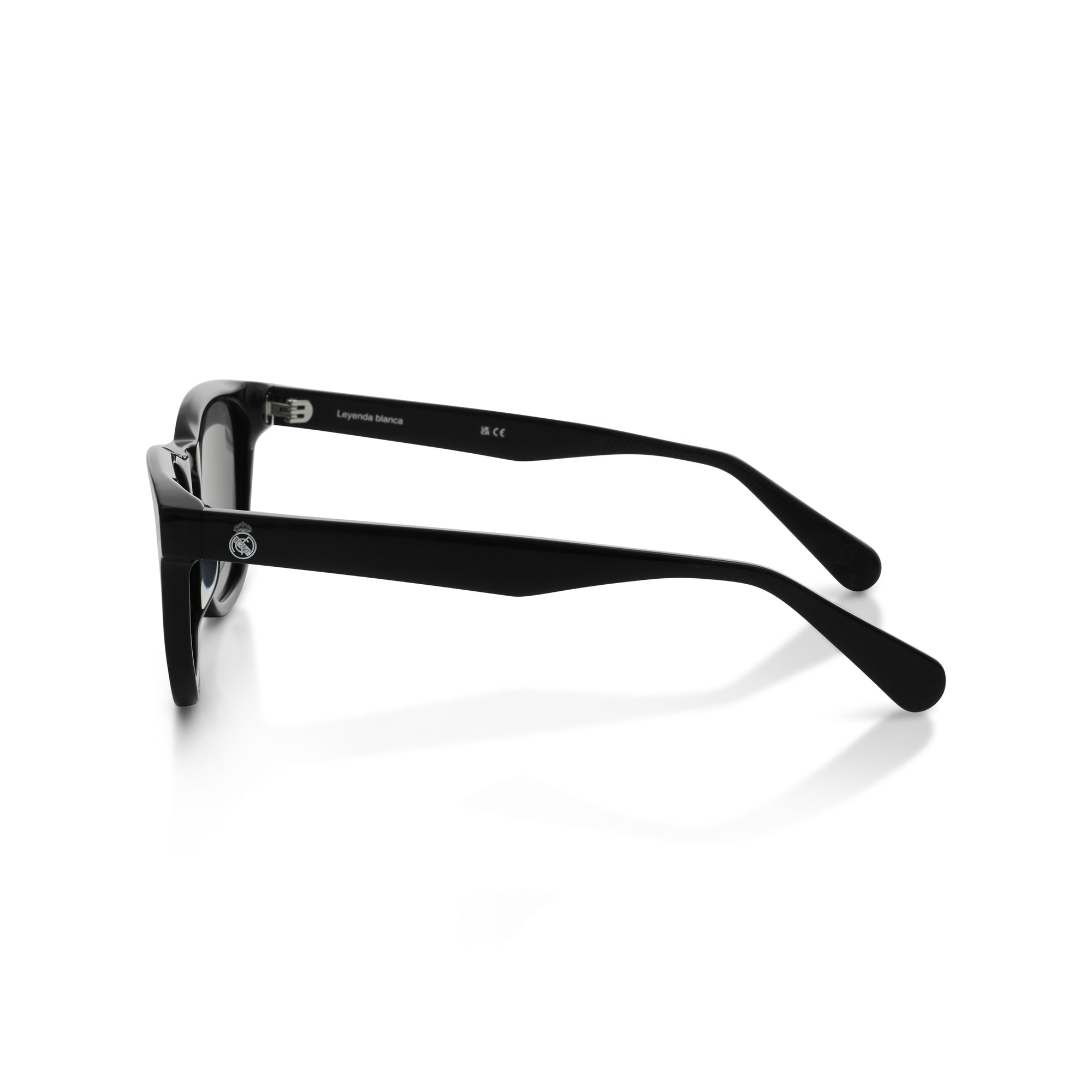 Round Real Madrid Acetate Sunglasses Black