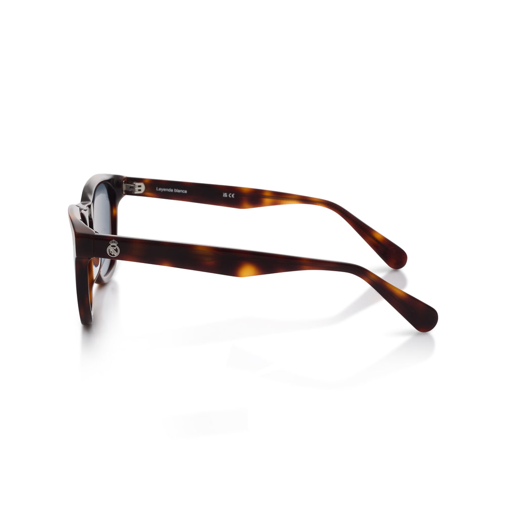 Round Real Madrid Acetate Sunglasses Tortoiseshell