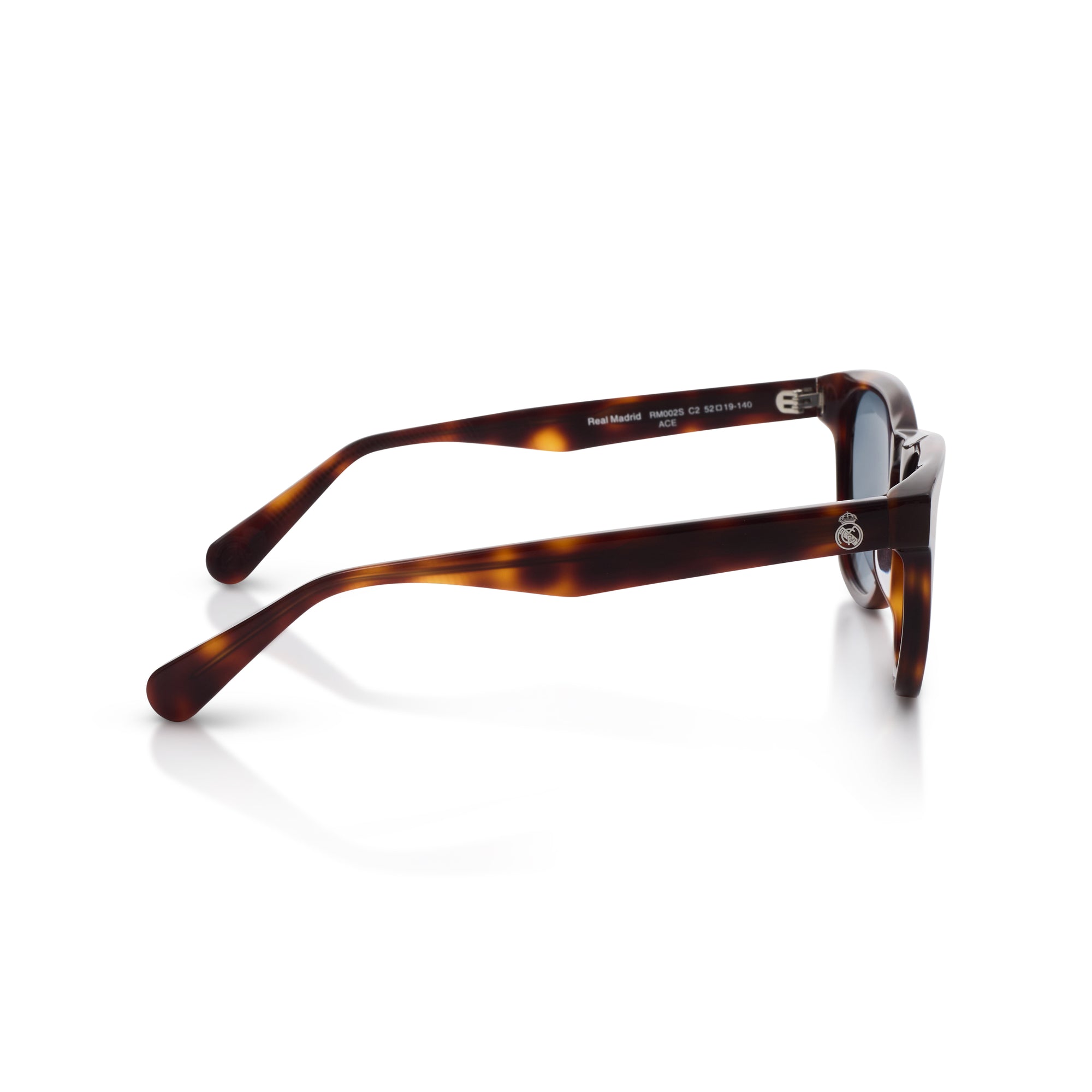 Round Real Madrid Acetate Sunglasses Tortoiseshell