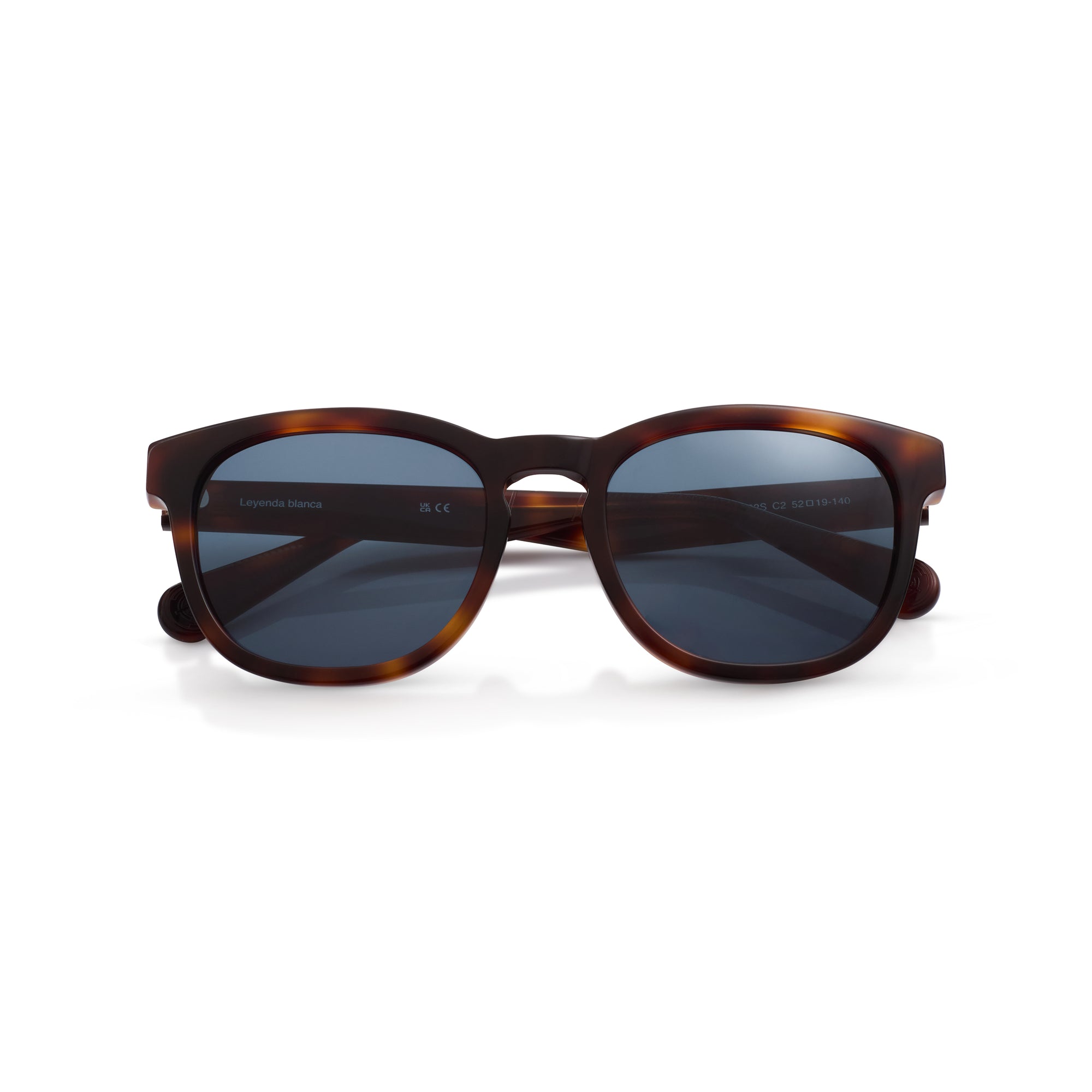 Round Real Madrid Acetate Sunglasses Tortoiseshell