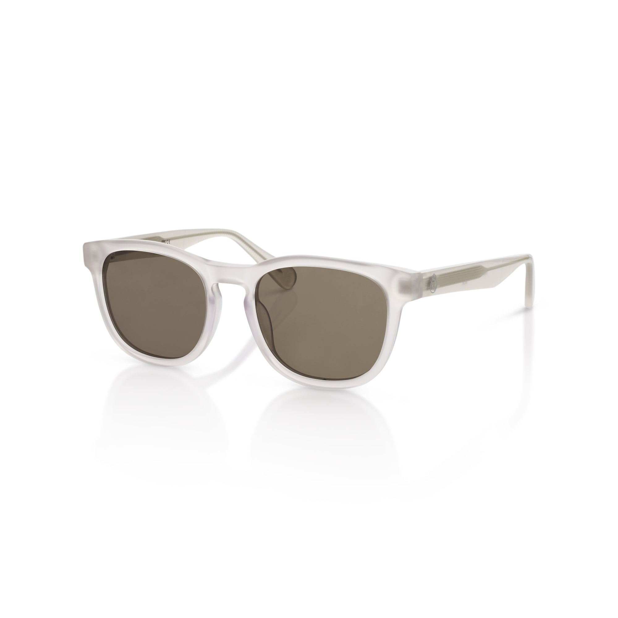 Round Real Madrid Acetate Sunglasses White