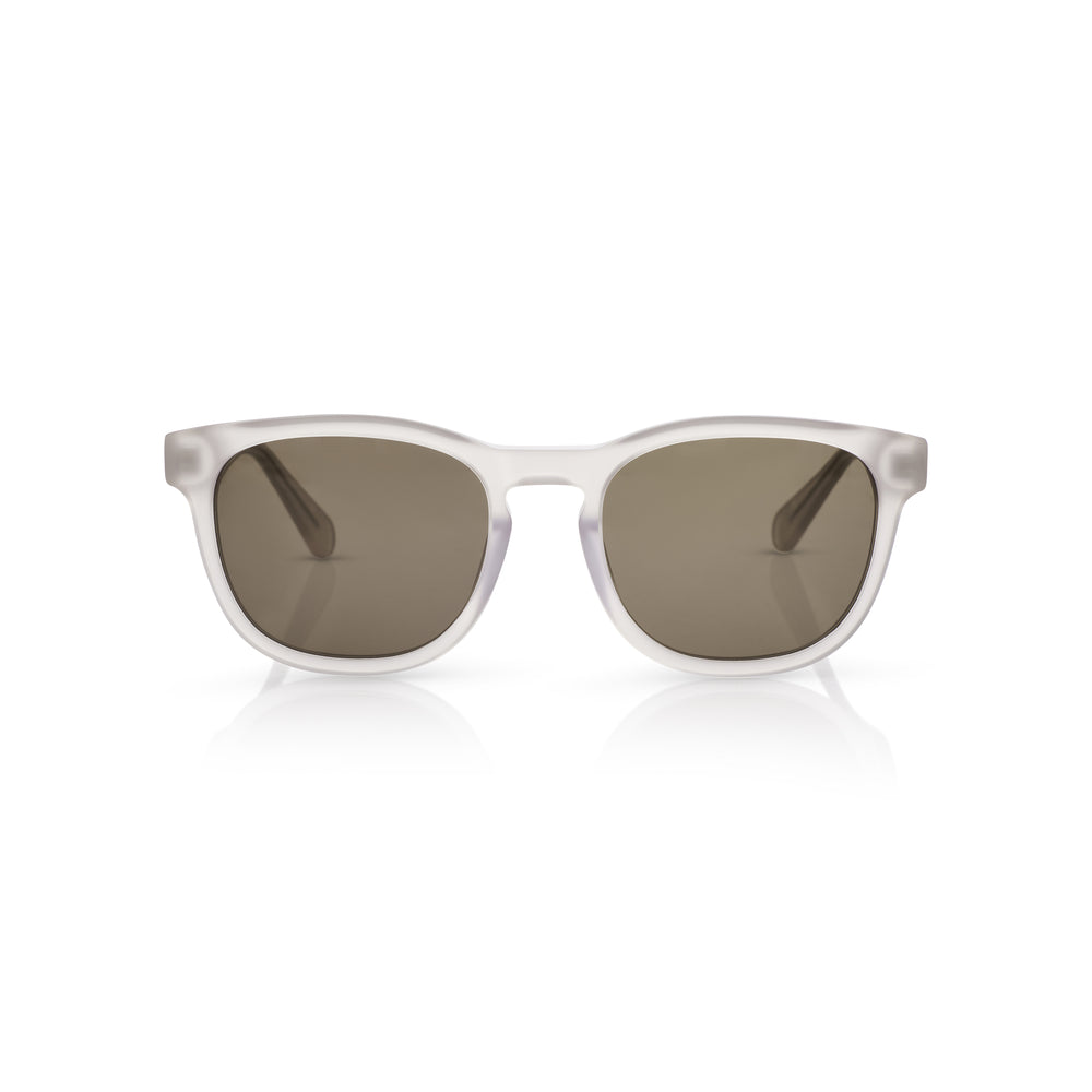Round Real Madrid Acetate Sunglasses White