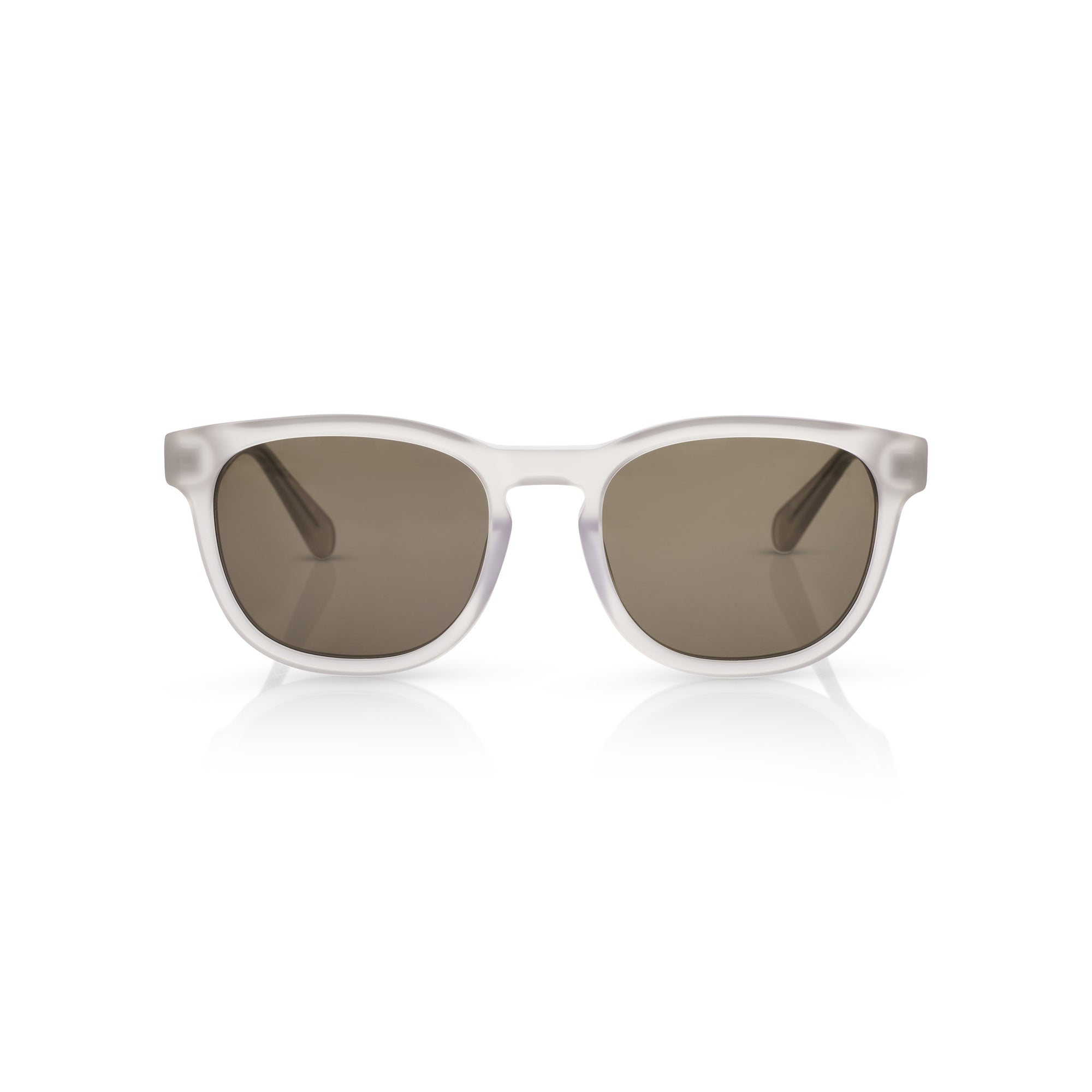Round Real Madrid Acetate Sunglasses White